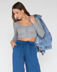 bayside cropped cardigan