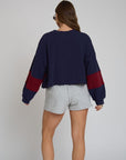 rugby cropped pullover