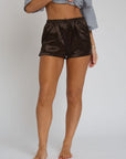 dreamy satin shorts