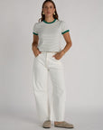 ringer striped tee