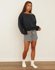 marina stripe shorts