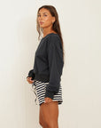 jet setter crop sweatshirt