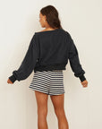 jet setter crop sweatshirt