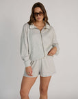 waffle zip-up