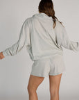 waffle zip-up