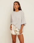 boyfriend striped tee