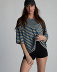 boyfriend striped tee