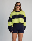 rugby cropped pullover