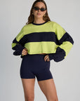 rugby cropped pullover