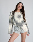let's go striped top