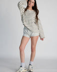 let's go striped top