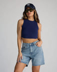 classic racer crop top
