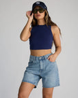 classic racer crop top