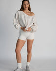 lowkey off-shoulder sweatshirt