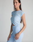 baby blues crossover top