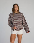 elley striped top