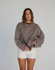 elley striped top