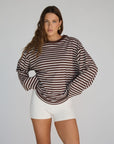 elley striped top