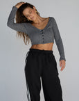 bayside cropped cardigan