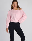 jet setter cropped sweatshirt
