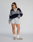 collegiate polo sweater