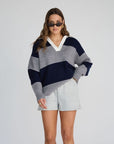 collegiate polo sweater