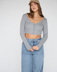 bayside cropped cardigan