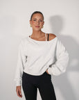 jet setter cropped sweatshirt