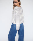 capsule striped cardigan