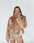 fawn fur coat
