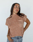 golden hour knit top