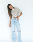 happy hour stripe top