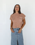 golden hour knit top