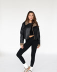 it girl biker jacket