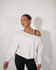 jet setter cropped sweatshirt