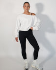 jet setter cropped sweatshirt