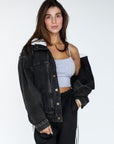 kins sherpa jean jacket