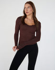 cozy core henley