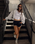 mary-kate satin shorts