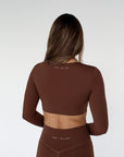 sculpt long-sleeve top