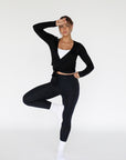 willow wrap top