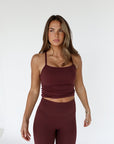 define luxe racerback tank