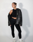 run the streets leather jacket