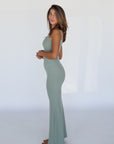 slip on maxi dress