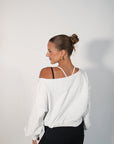 jet setter cropped sweatshirt