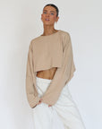 after hours slouchy top