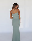 slip on maxi dress