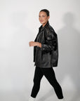 run the streets leather jacket