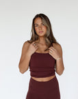 define luxe racerback tank
