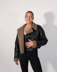 it girl biker jacket
